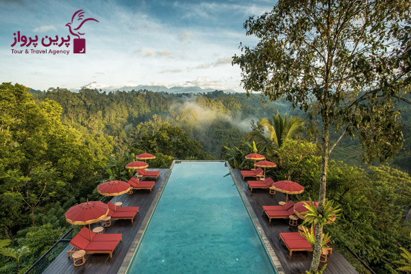 هتل استخر معلق  در بالی